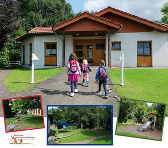 Die Außenansichten der Kita